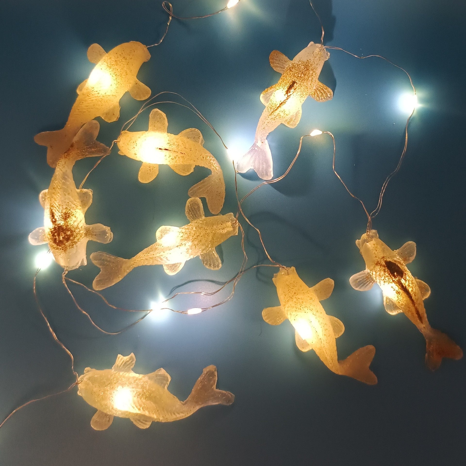 Gold Koi fish LED String Light